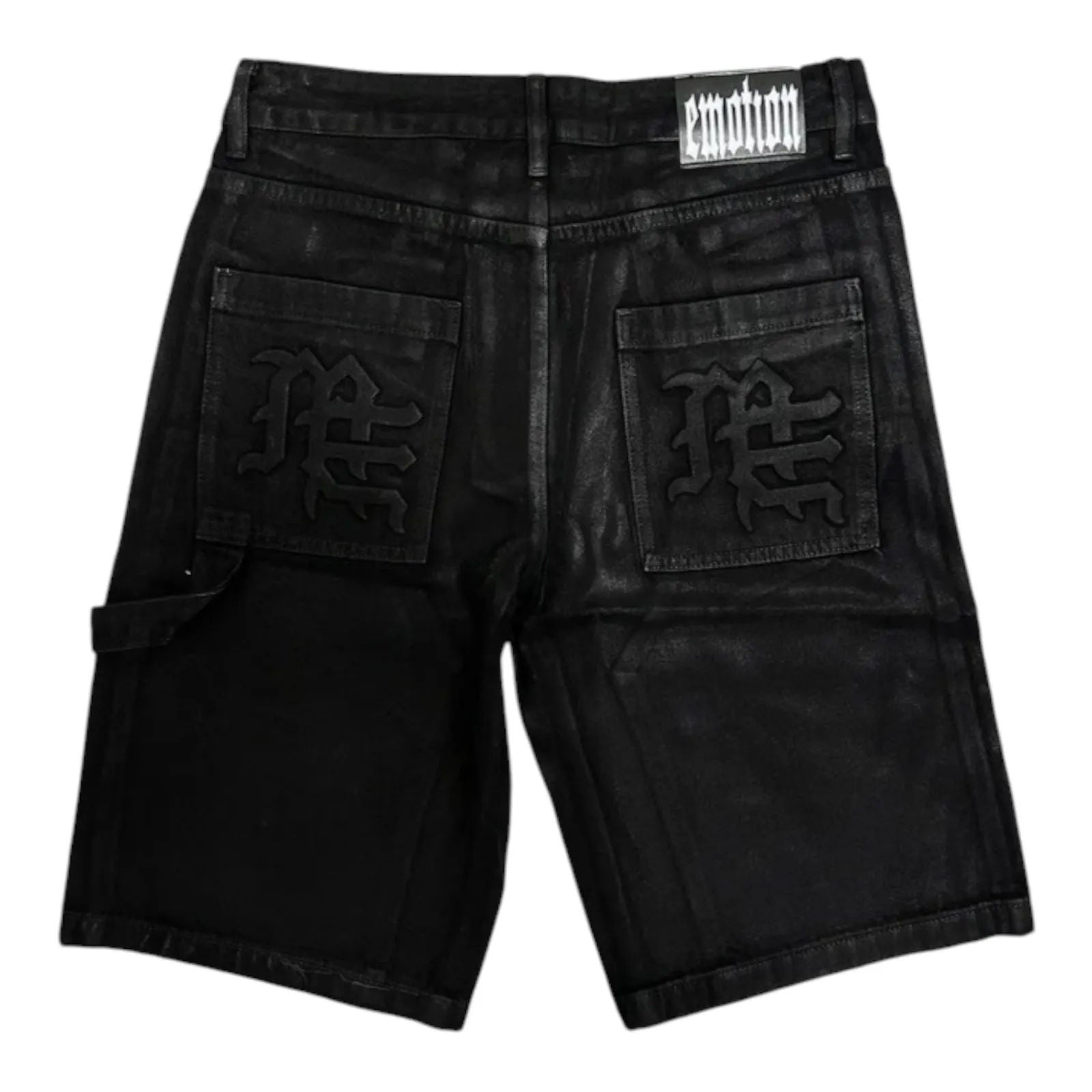 Mixed Emotion Worker Wax Shorts (Black)