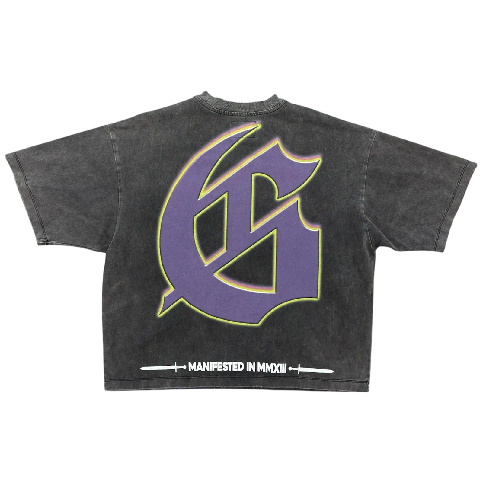 Godspeed Man in the Mirror Tee (Grey Wash) - Preowned