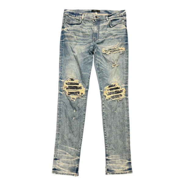 Amiri MX1 Paisley Patch jean (Indigo) - Preowned