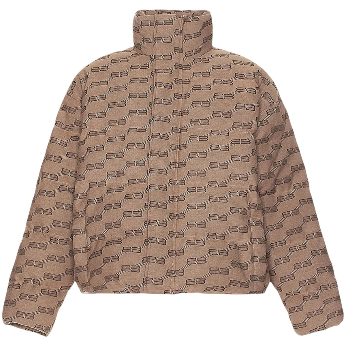 Balenciaga Monogram Puffer Jacket (Beige)