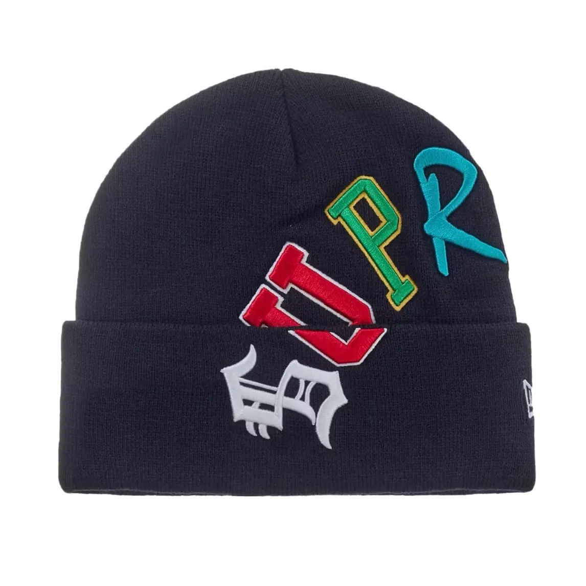 Supreme New Era Arc Beanie (Navy)