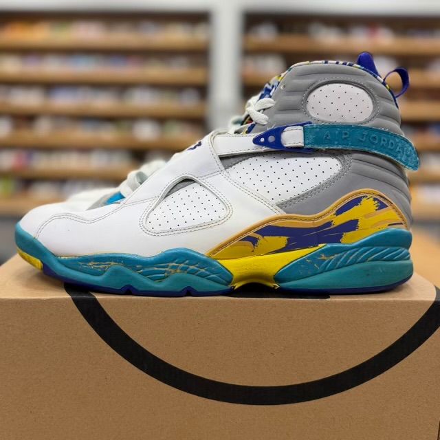Jordan 8 Retro White Aqua (2007) (Women's) - Preowned