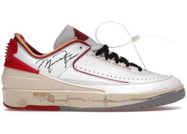 Jordan 2 Retro Low SP Off-White White Red - Preowned