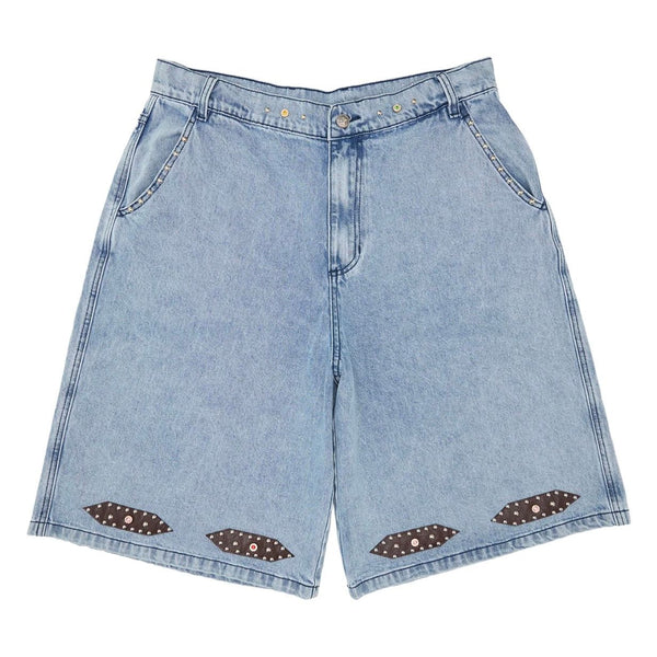 Azva Big Stud Jorts (Denim)