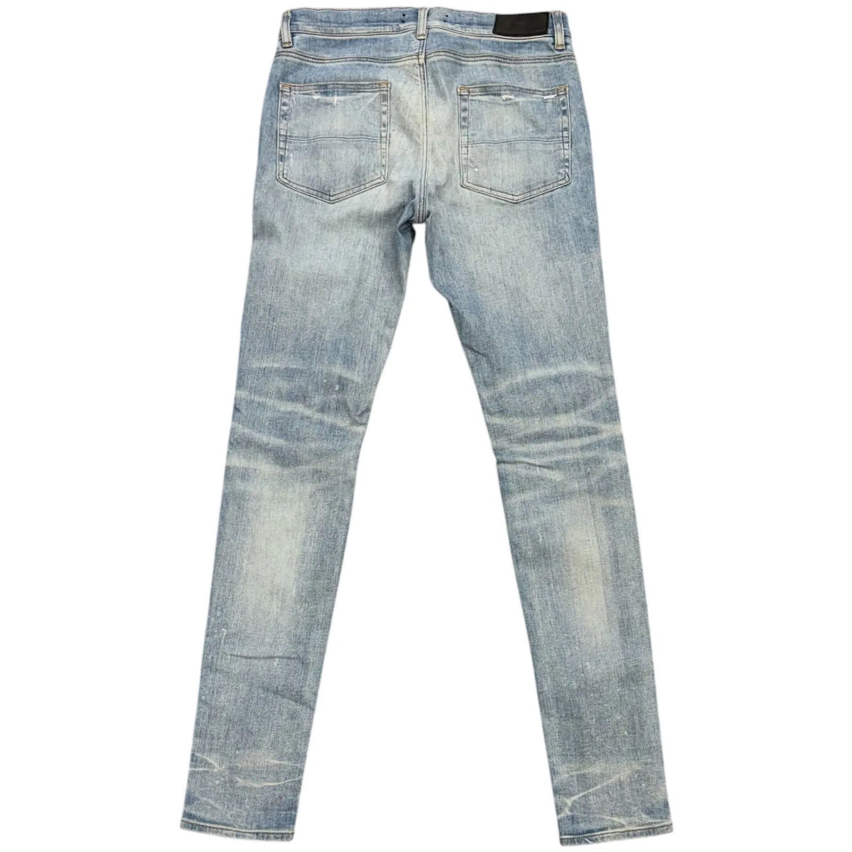 Amiri Leopard Thrasher Jean (Clay Indigo) - Preowned