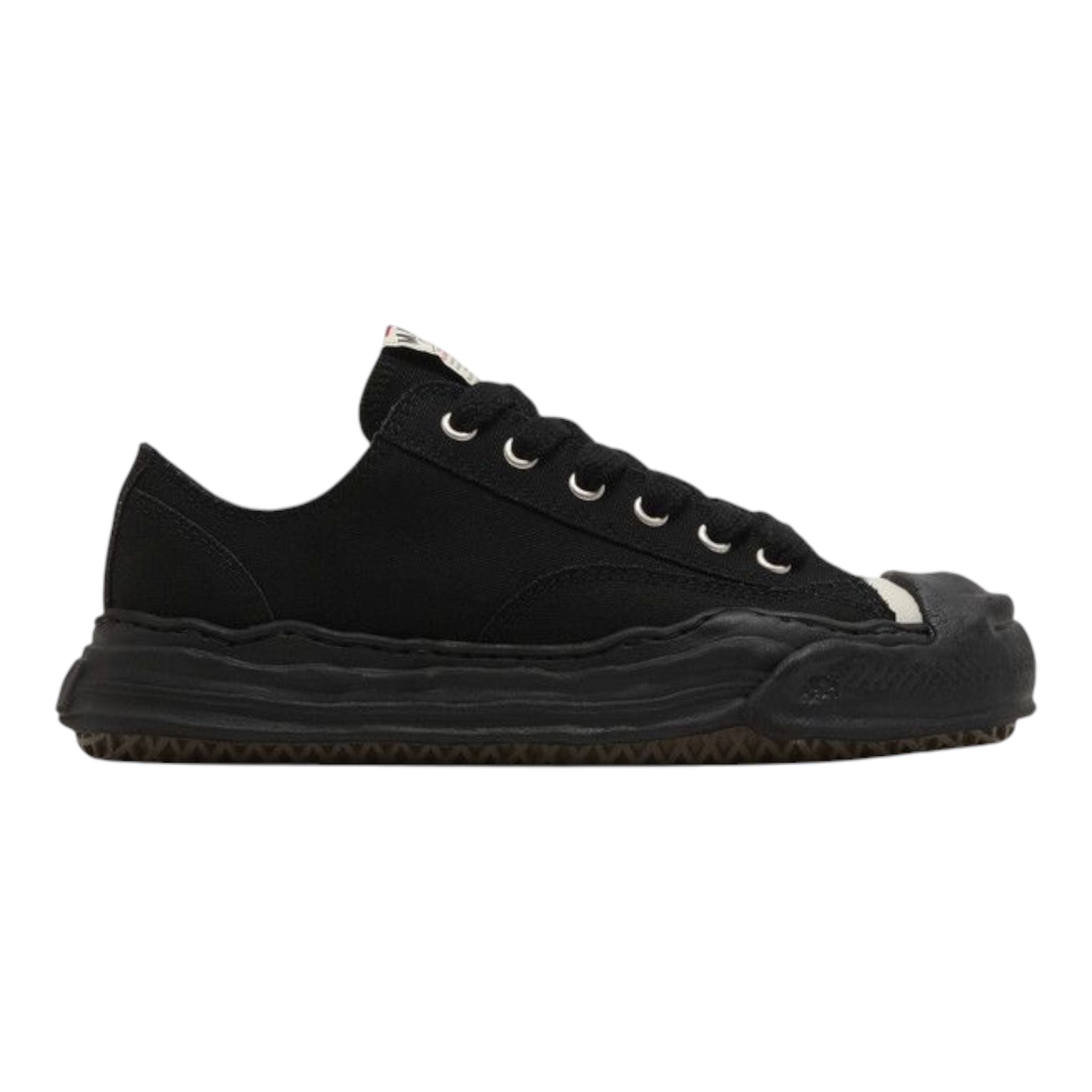 Maison Mihara Yasuhiro Hank OG Sole Canvas Low (Black/Black)