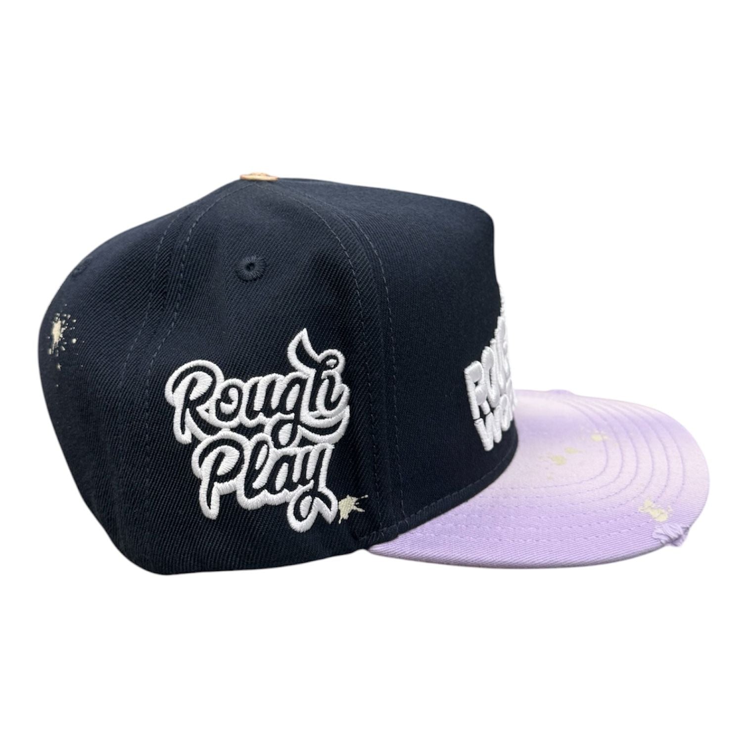 Roughplay Worldwide Snapback (Navy/Purple)