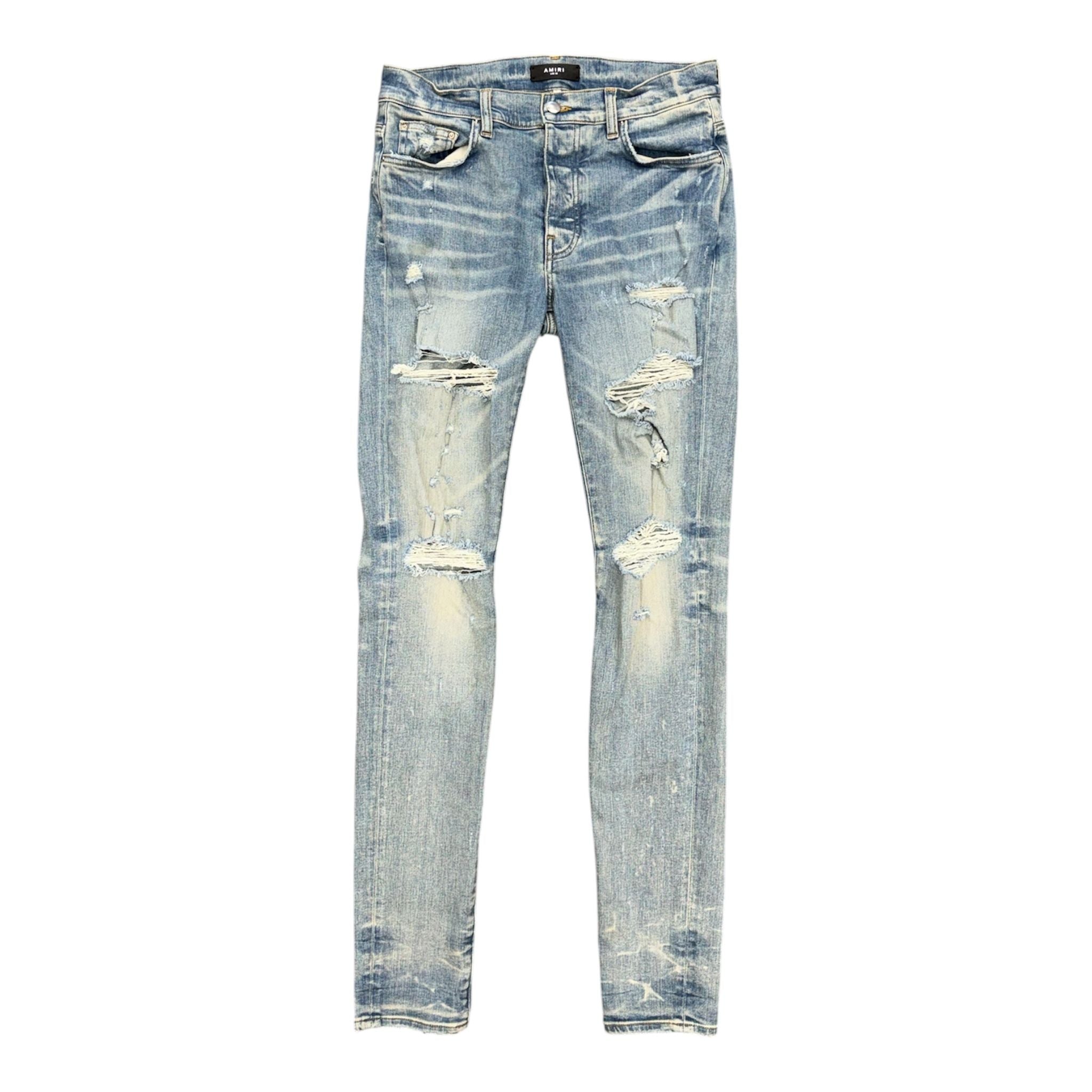 Amiri Distressed Jean (Blue) - Preowned