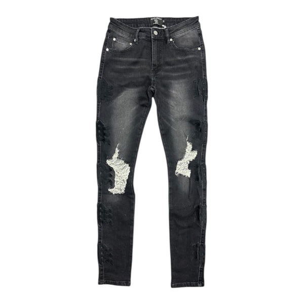 Mixed Emotion Monogram Denim (Midnight)