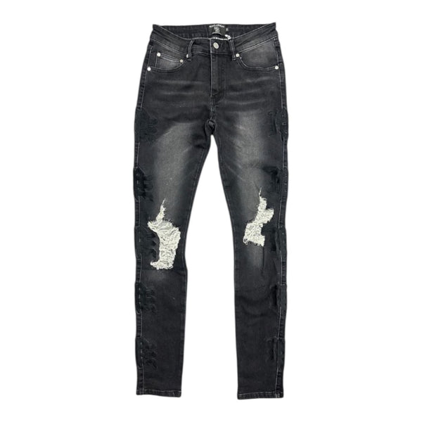 Mixed Emotion Monogram Denim (Midnight)