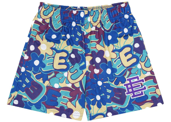 Eric Emanuel EE Basic Short Floral Basketball 4 - Preowned