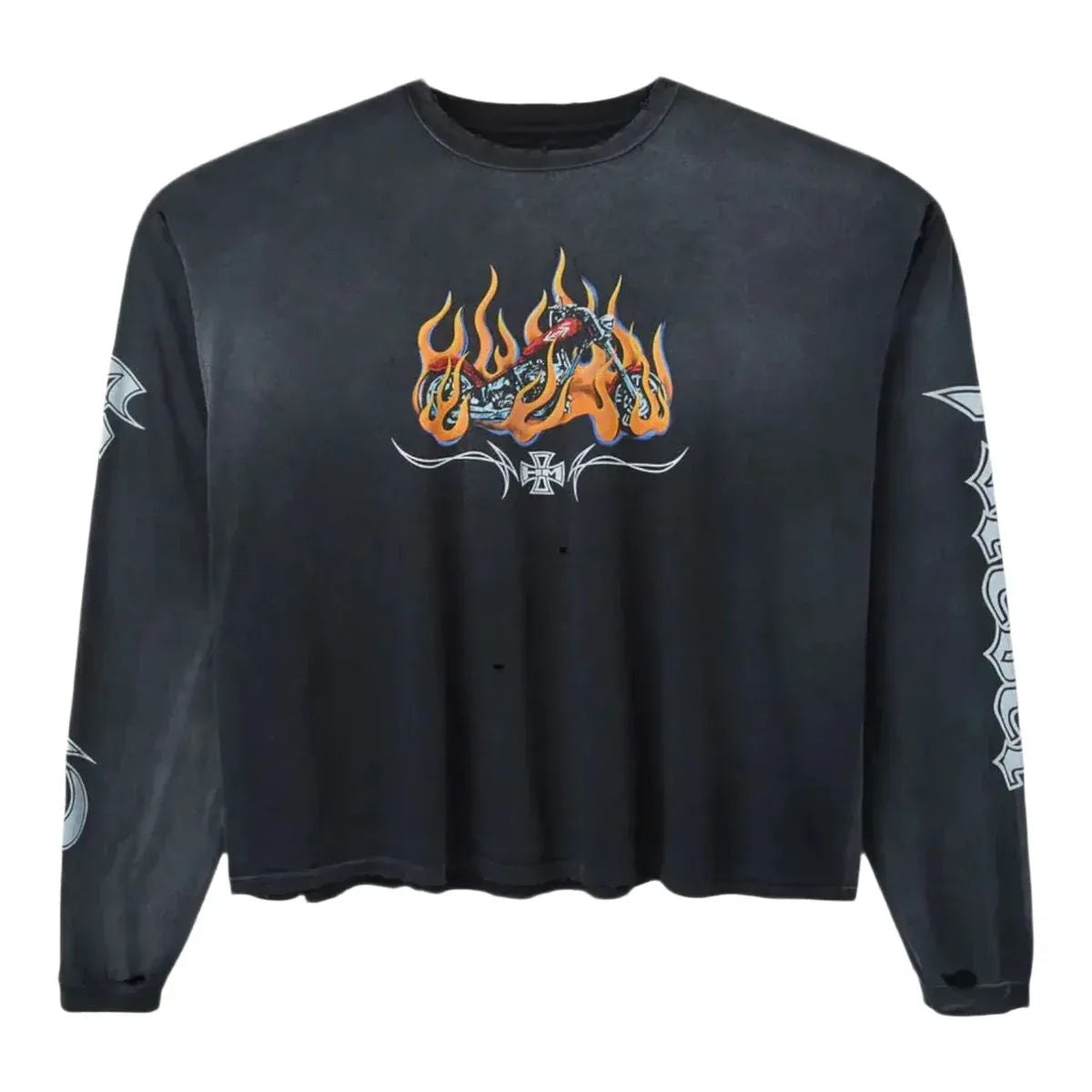 HMDD Ghost Rider Long Sleeve Tee (Black) - Preowned