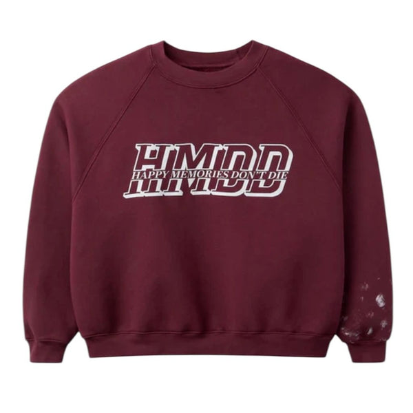 HMDD Burgundy Club Crewneck - Preowned