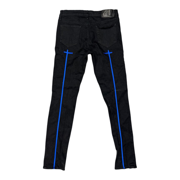 RTA Byrant Blue Cross Denim (Black/Blue) - Preowned
