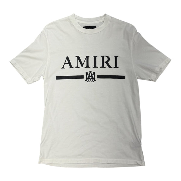 AMIRI MA Bar Logo Tee (White) - Preowned