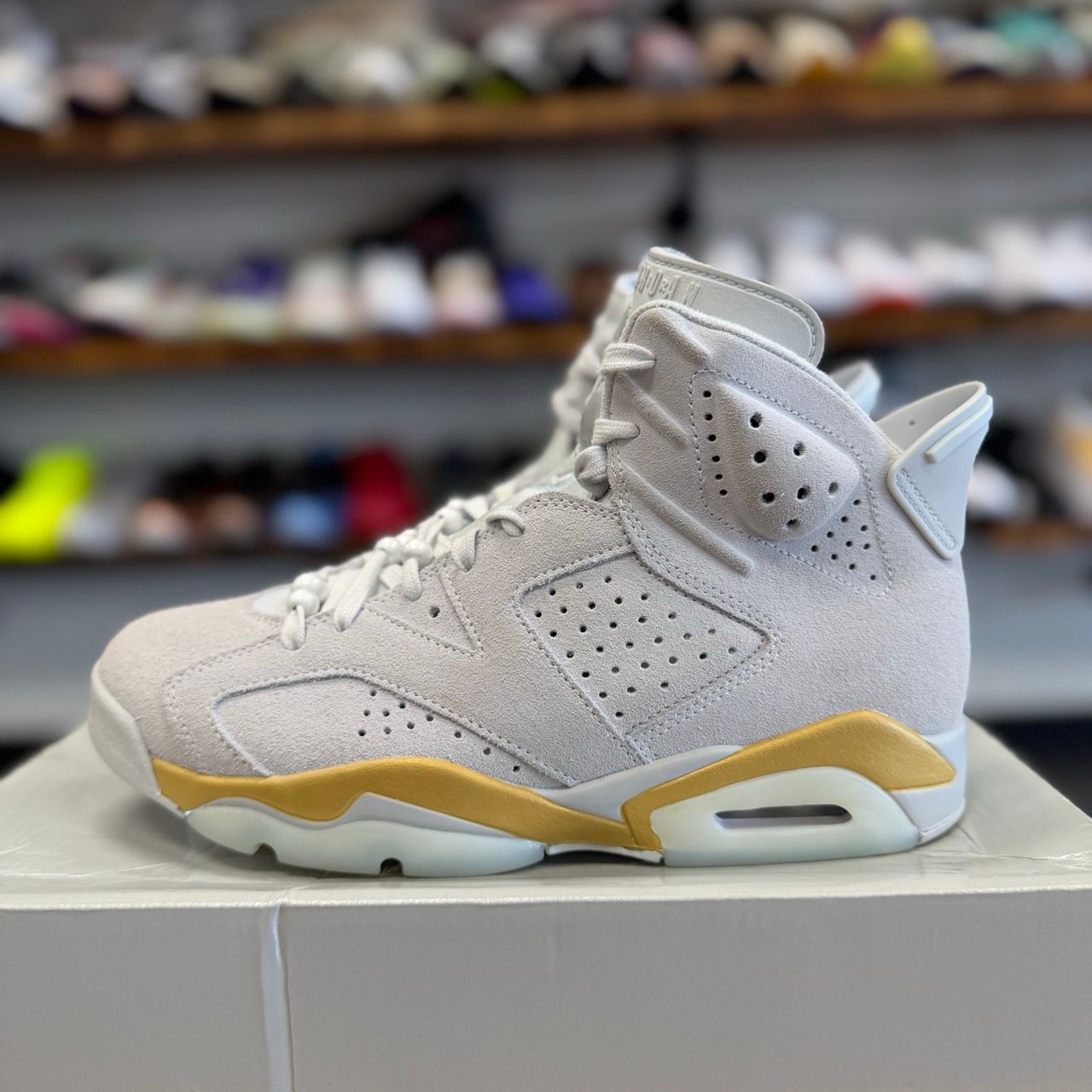 Jordan 6 Retro Craft Paris Olympics Pearl (Women's) - Preowned