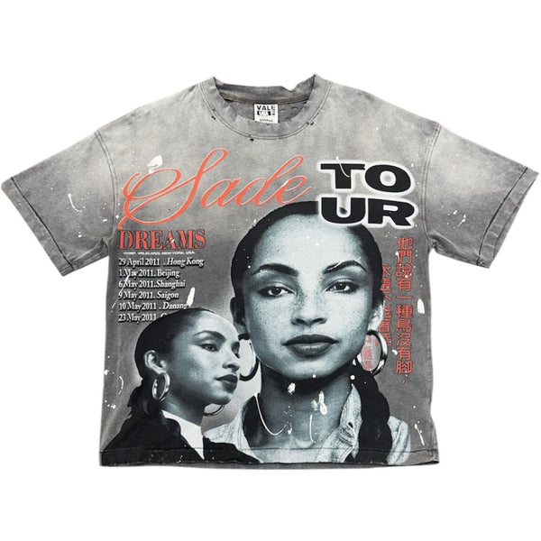 Vale Forever HK Tour Tee (Washed Grey) - Preowned