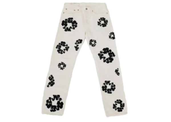 Denim Tears x Levi's Cotton Wreath Jean White - Preowned
