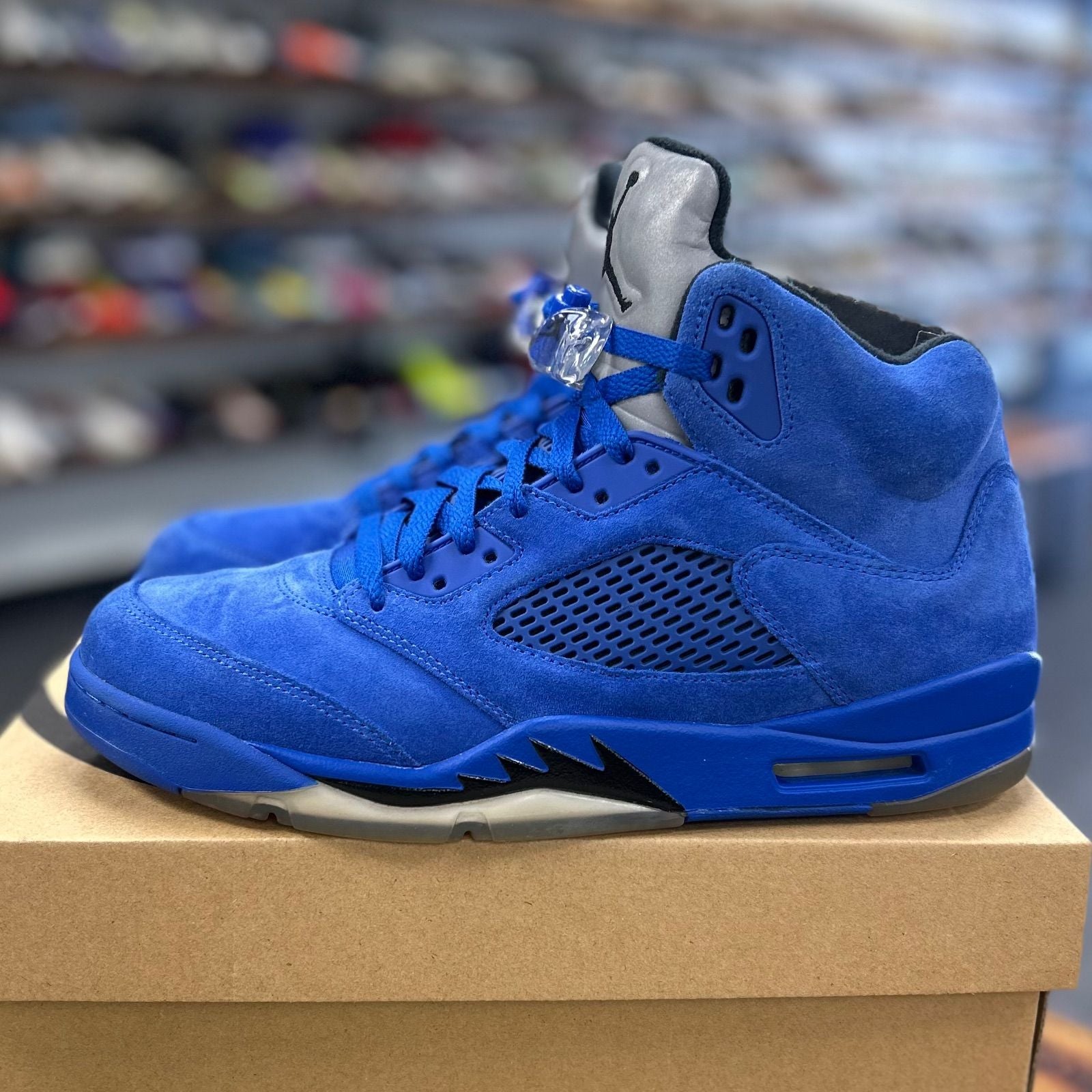 Jordan 5 Retro Blue Suede - Preowned