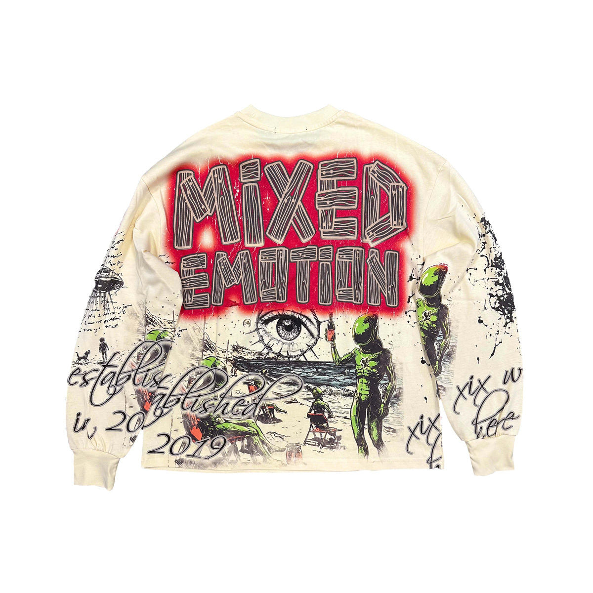 Mixed Emotions Art Club Longsleeve (Cream)