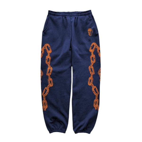 Warren Lotas "Chain Reaper" Sweatpants (Navy)