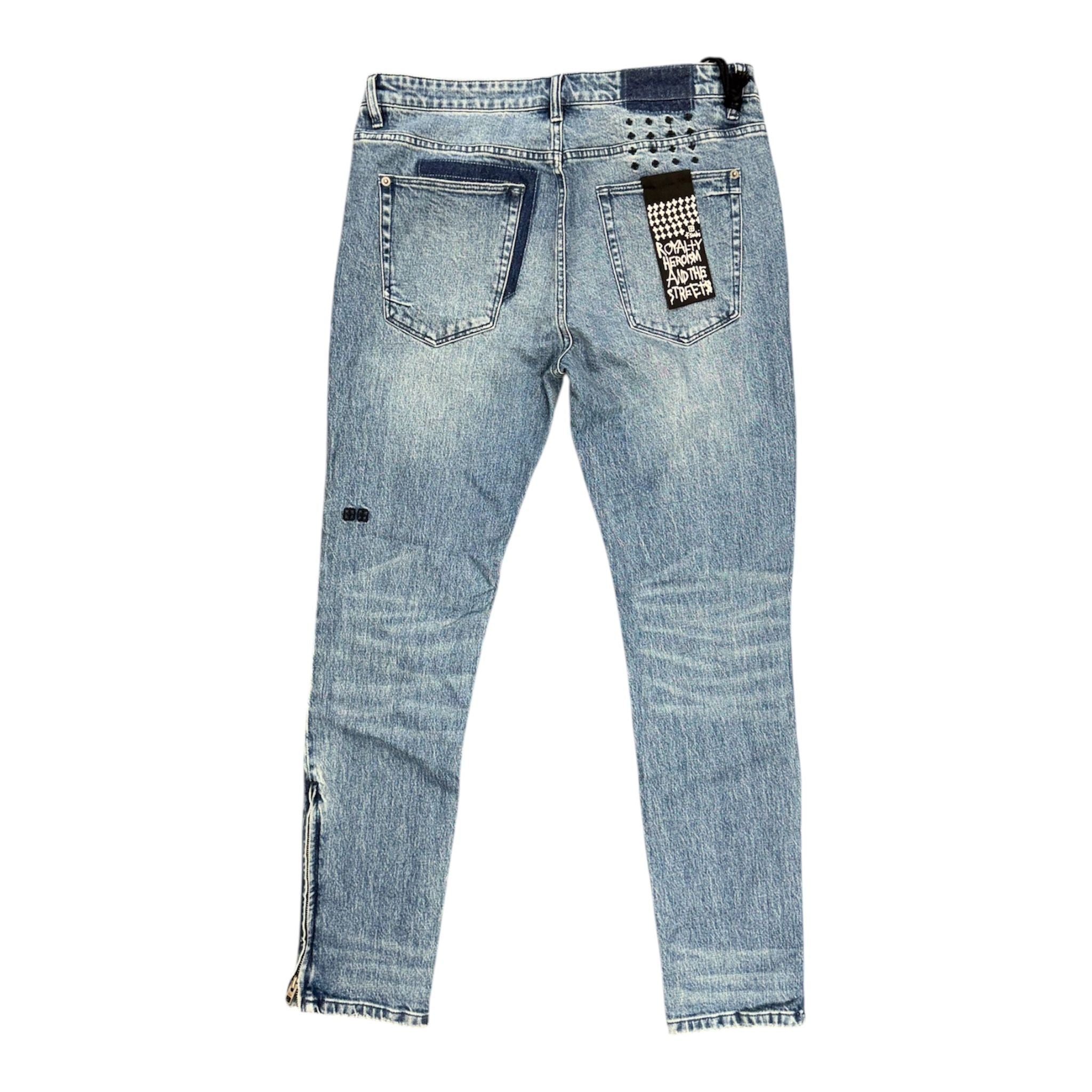 Ksubi Van Winkle Kult Side Zip Denim (Blue)