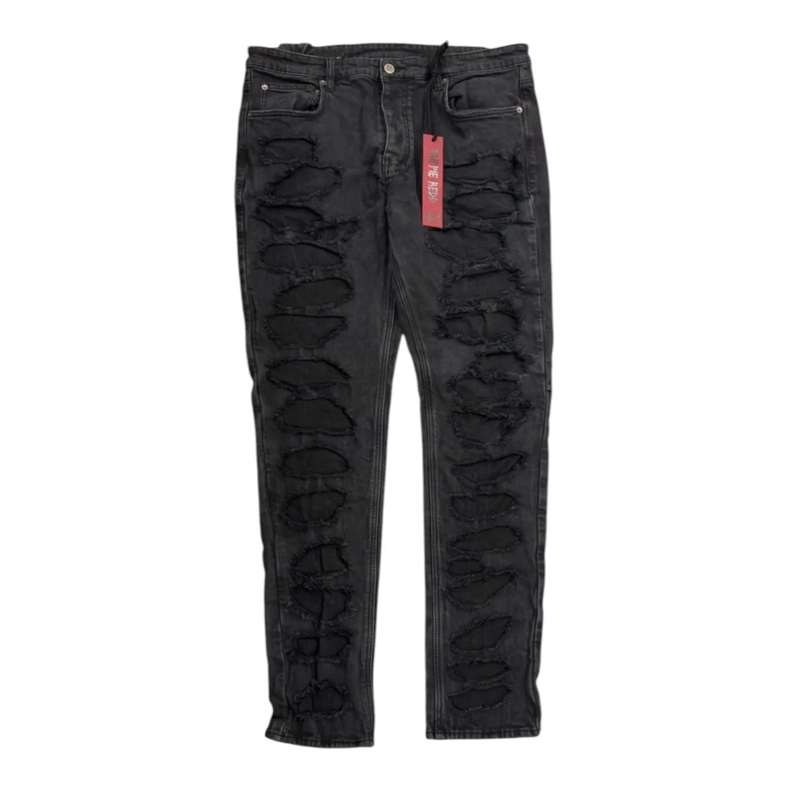 Ksubi Chitch Shredded Jean (Black) - Preowned