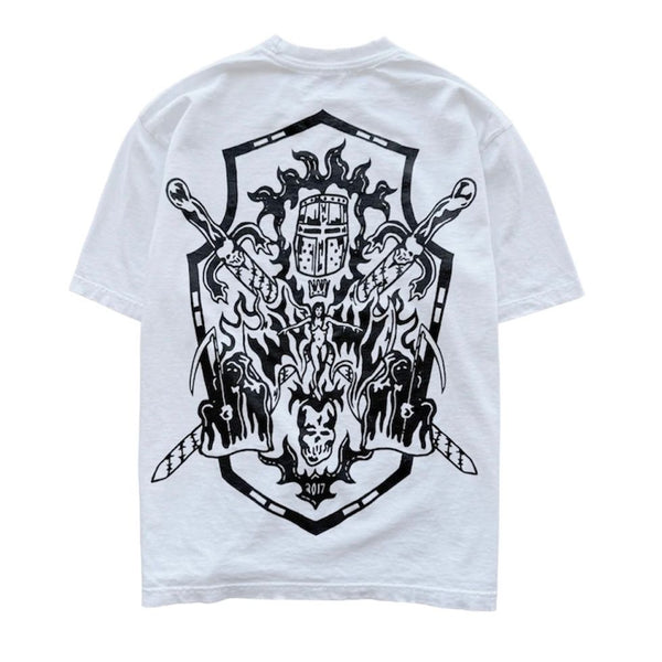 Warren Lotas Knight Crest Tee (White)