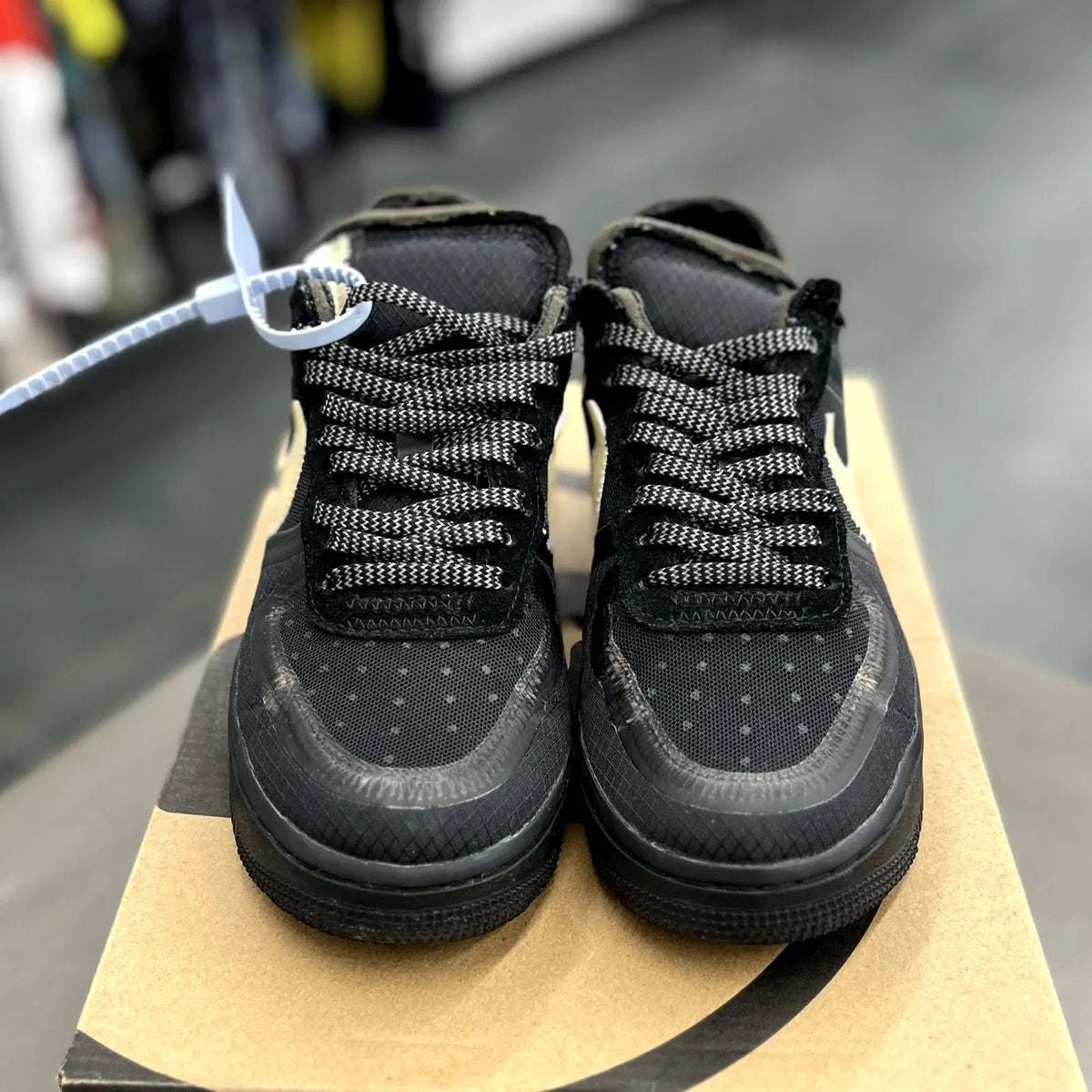 Nike Air Force 1 Low Off-White Black White - Preowned