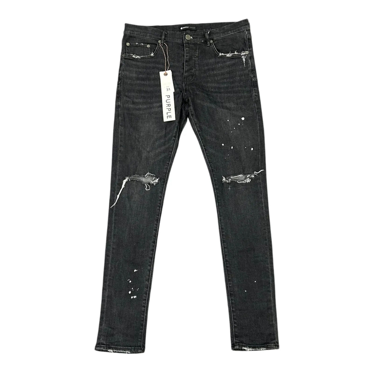 Purple Brand P.001 Jeans (Black Knee Slit) - Preowned
