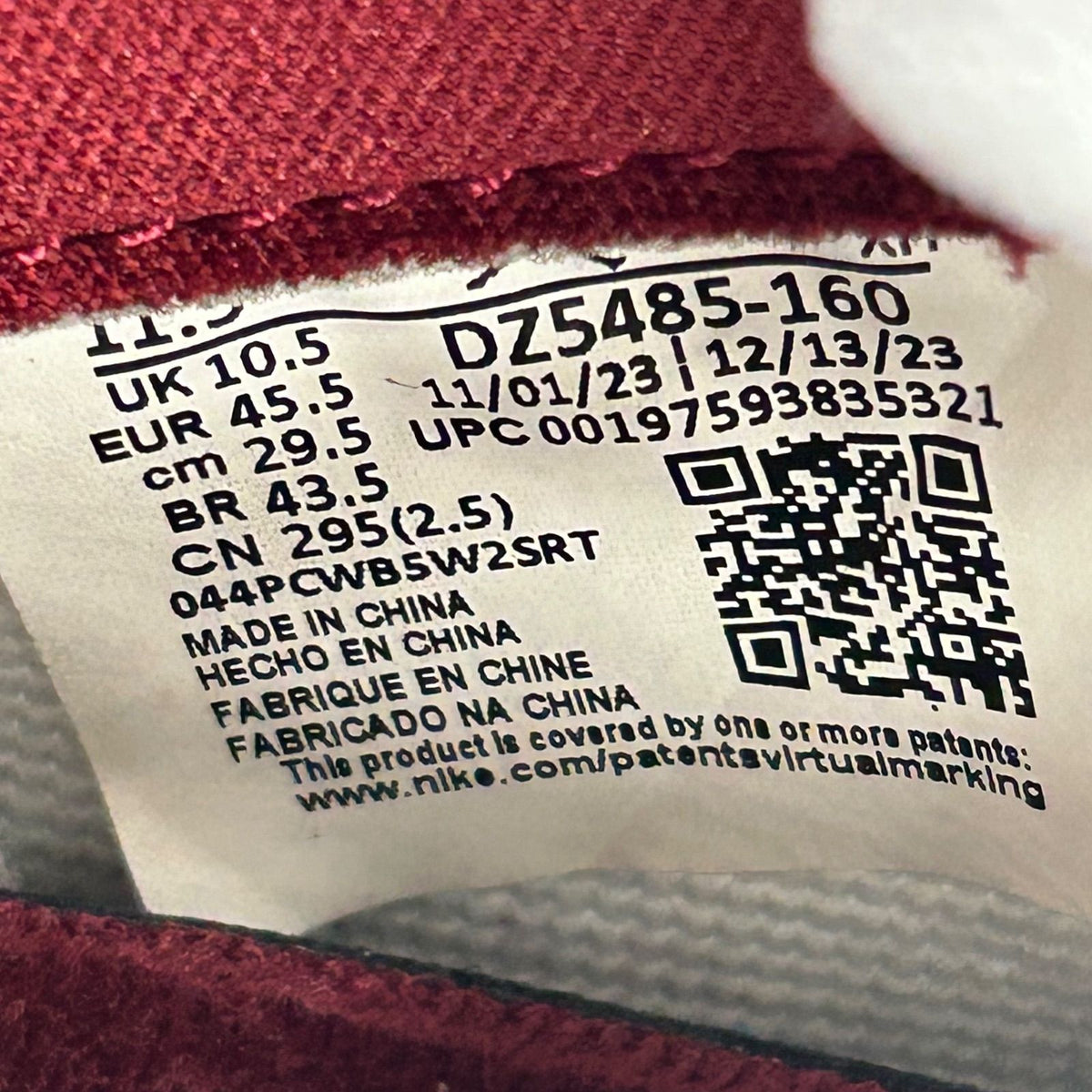 Jordan 1 Retro High OG Artisanal Team Red - Preowned