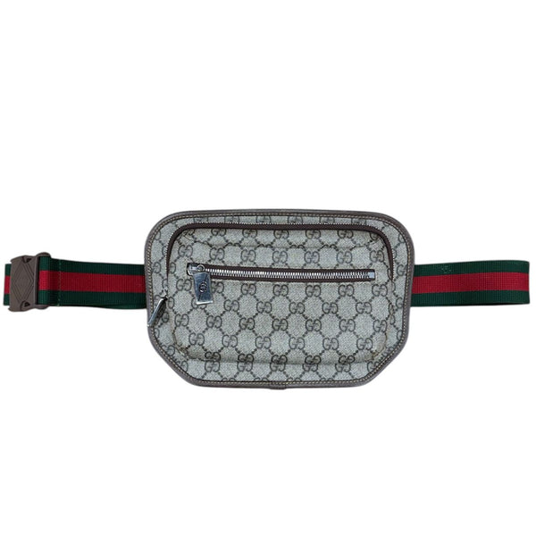 Gucci GG Supreme Canvas Bumbag (Beige) - Preowned