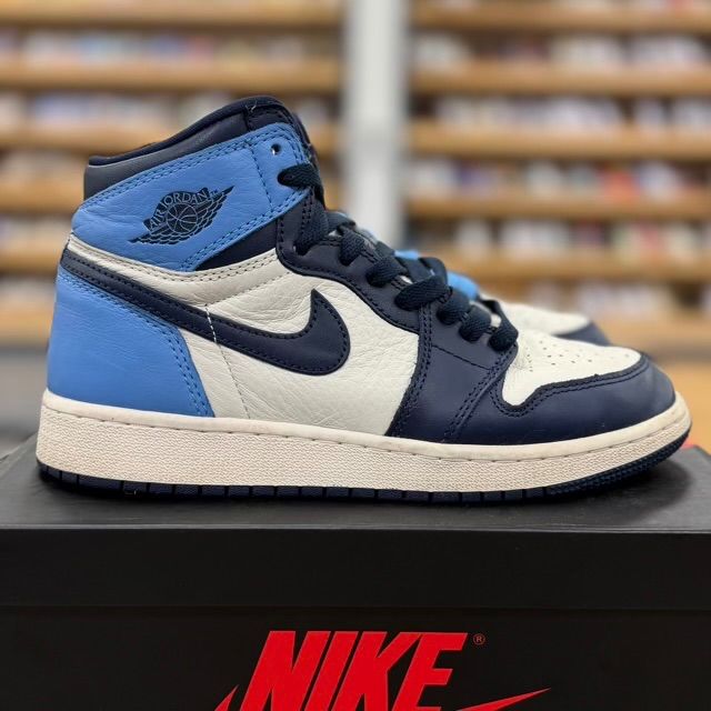 Jordan 1 Retro High Obsidian (GS) - Preowned