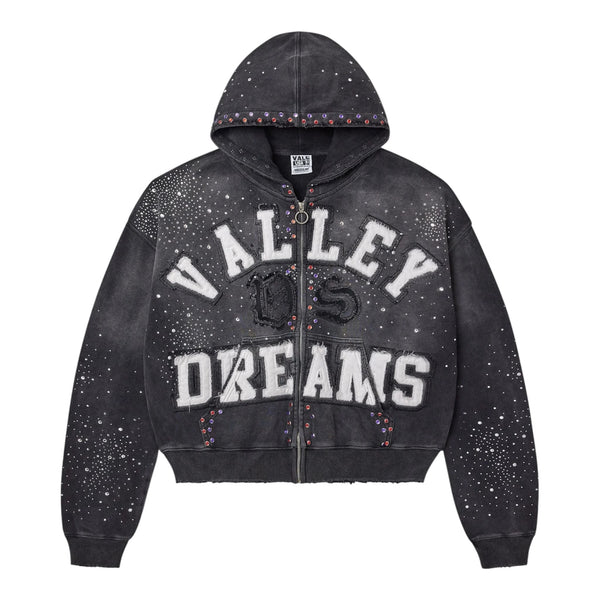 Vale Forever Classico Zip Up Hoodie (Black)