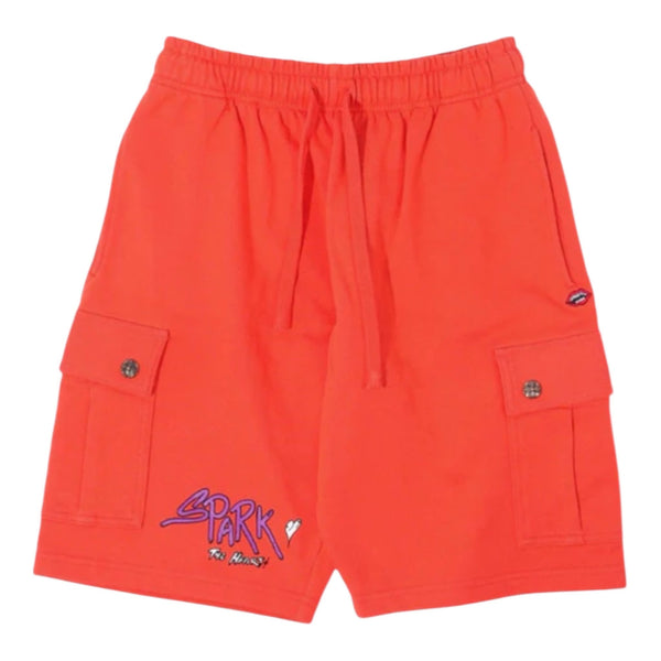 Chrome Hearts Matty Boy Sadistic Lipstick Cargo Shorts (Red)