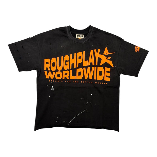 Roughplay Worldwide Tee (Black/Orange)