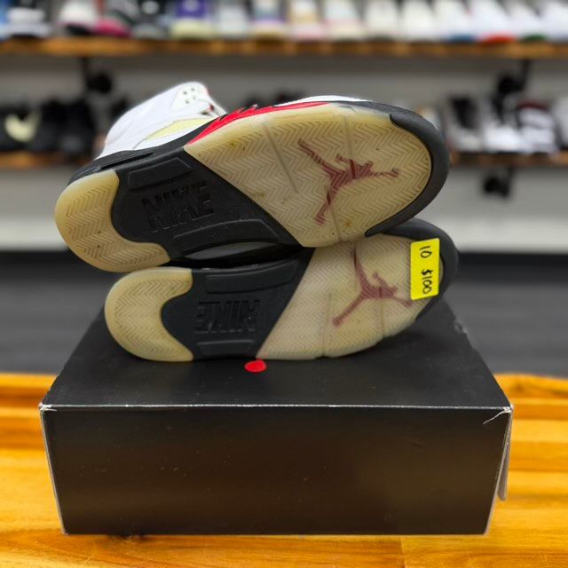 Jordan 5 Retro Fire Red Silver Tongue (2020) - Preowned