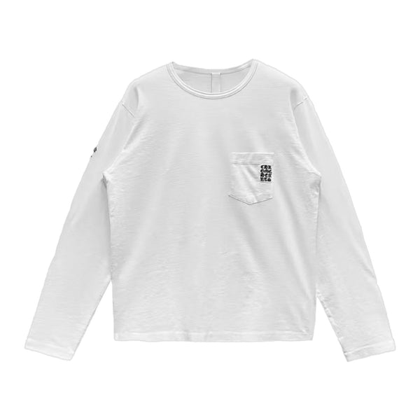 Chrome Hearts Embroidered Eyechart L/S (White) - Preowned