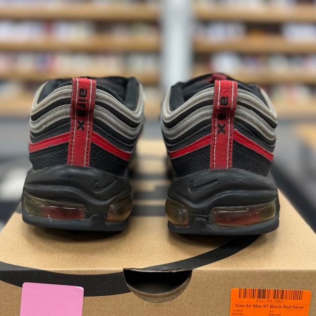Nike Air Max 97 Black Red Silver - Preowned