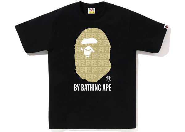 BAPE Logo Monogram By Bathing Ape Tee White Beige
