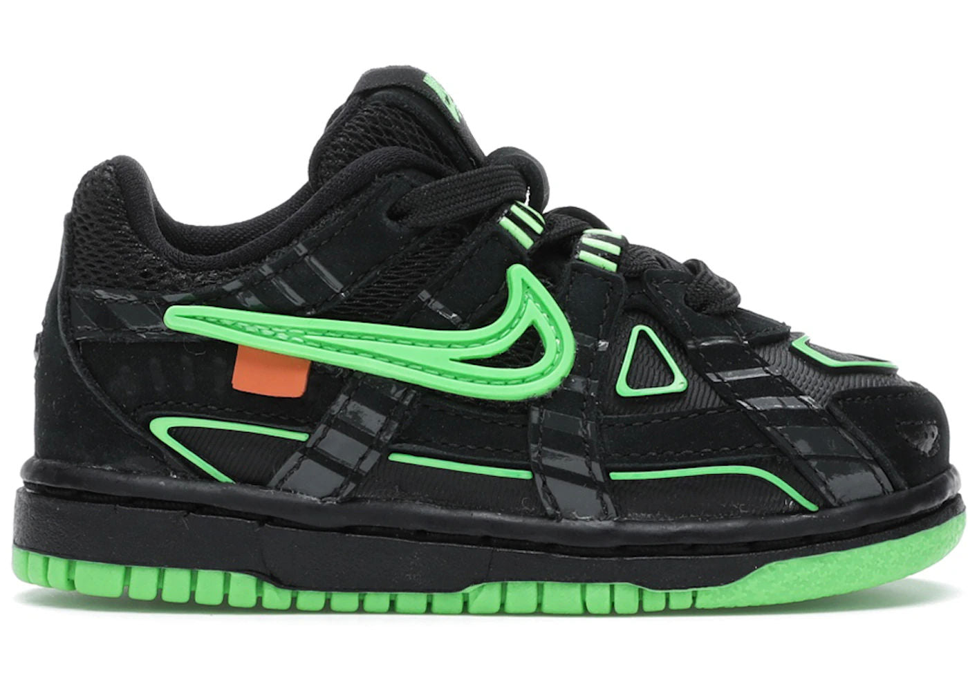 Nike Air Rubber Dunk Off-White Green Strike (TD)