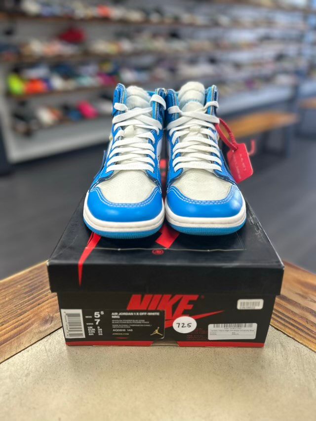 Jordan 1 Retro High Off-White University Blue - Preowned
