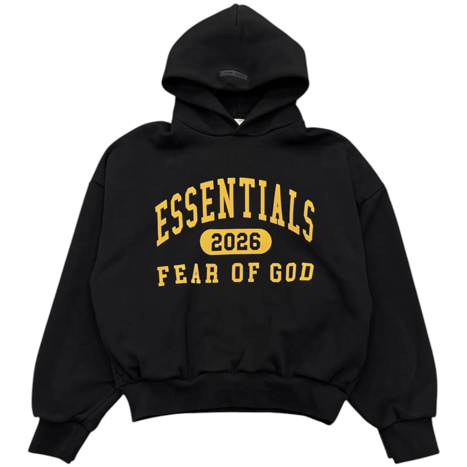 Fear of God Essentials Classic Fleece Hoodie (Vintage Black) - Preowned