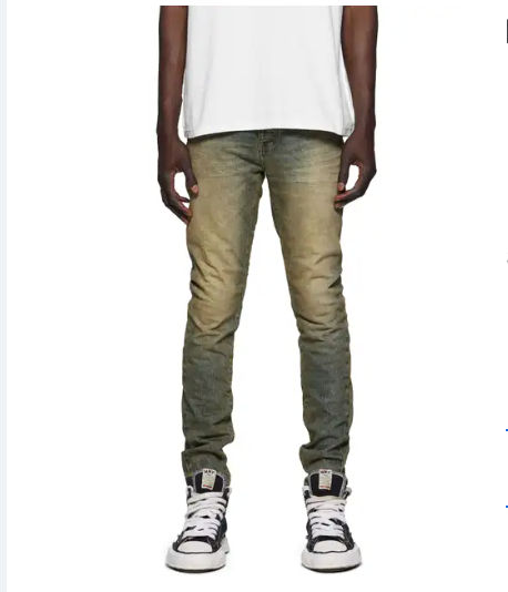 Purple Brand Sand Dune Cross Skinny Jeans (Dark Indigo)