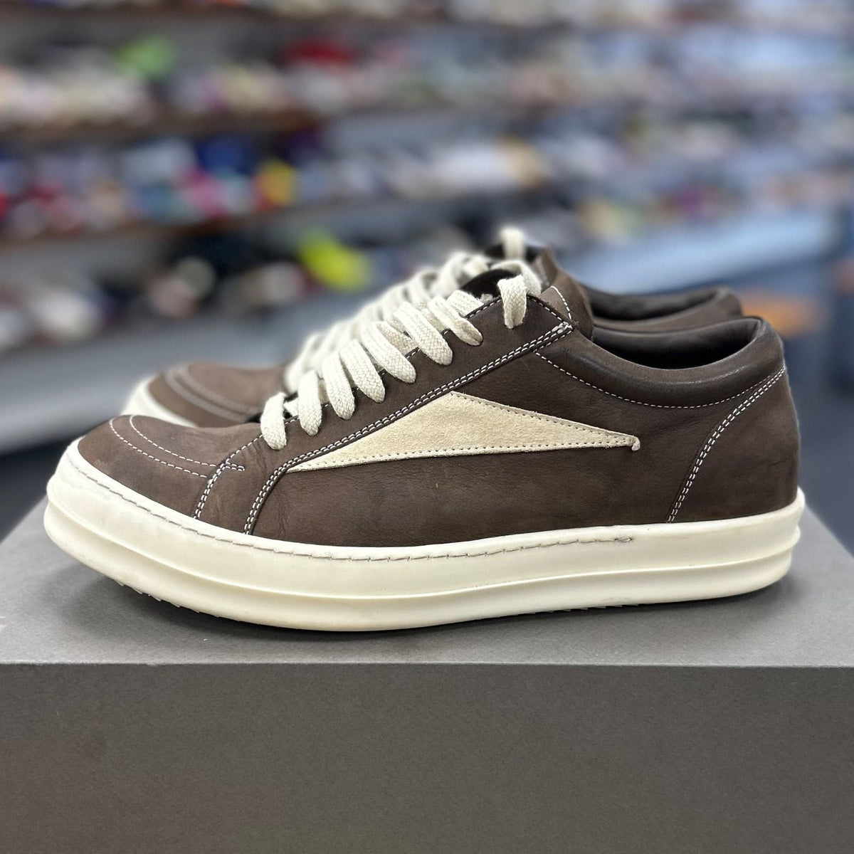 Rick Owens Porterville Vintage Low Fawn Milk - Preowned