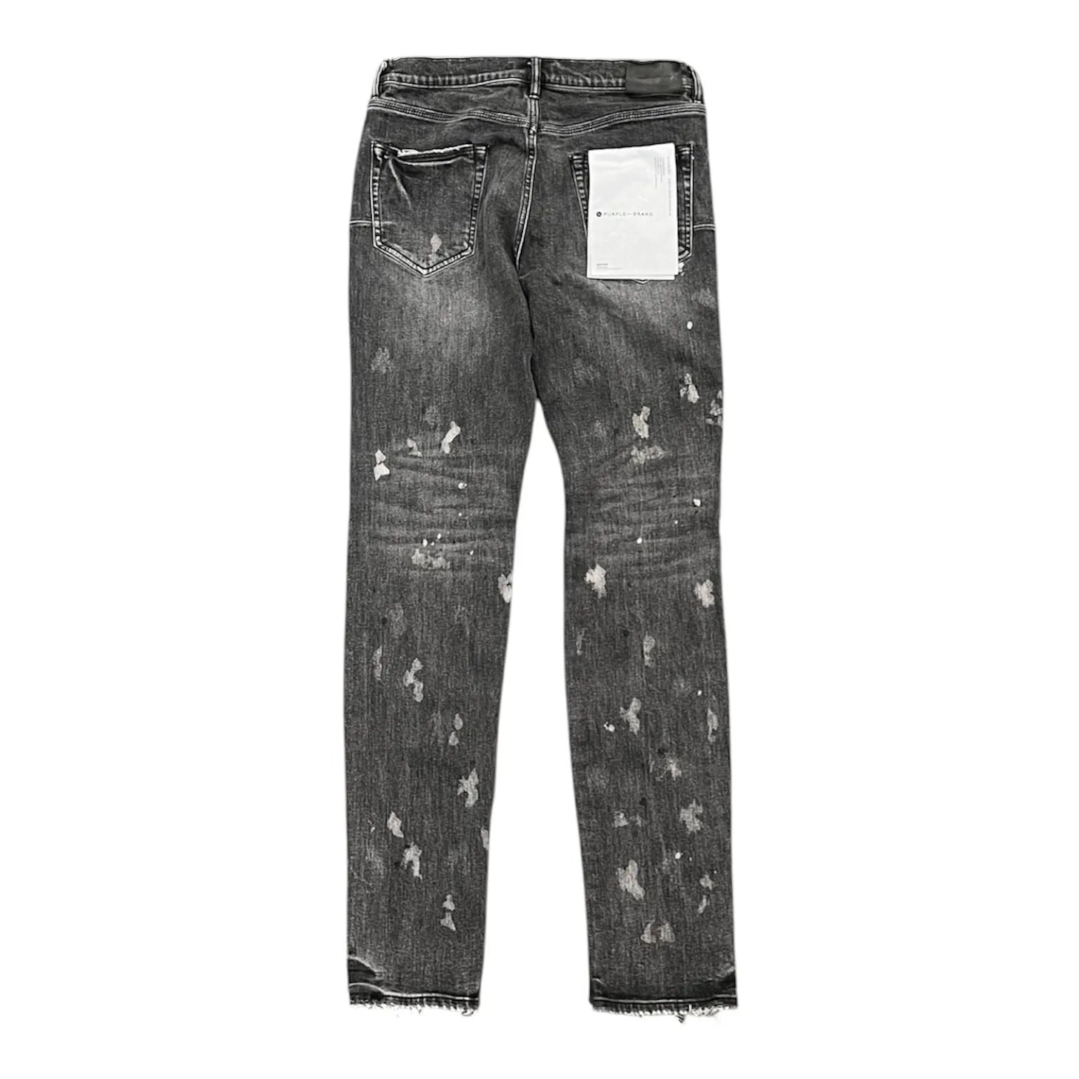 Purple Brand P001 Jean Grey White Splatter - Preowned