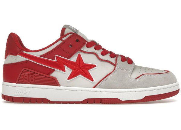 A Bathing Ape Sk8 Sta #5 Red - Preowned