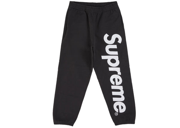 Supreme Satin Applique Sweatpant (SS26) Black