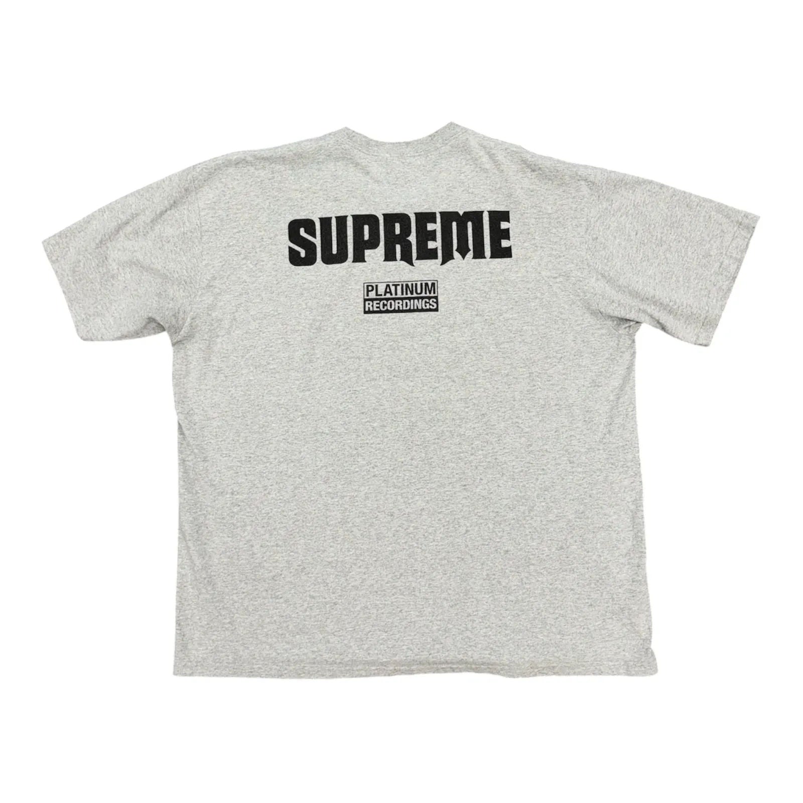 Supreme Still Talking Tee Heather Grey - Preowned