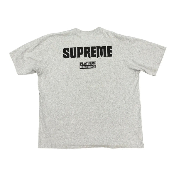 Supreme Still Talking Tee Heather Grey - Preowned